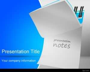 Notebook Education PowerPoint Template