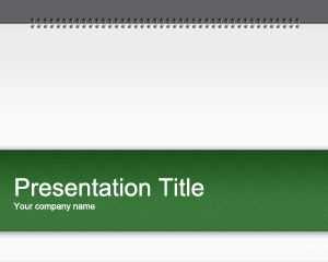 Notebook PowerPoint Template