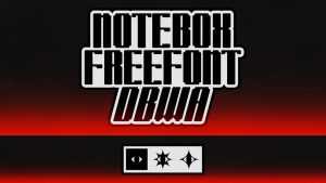 NoteBox Font › Fontesk