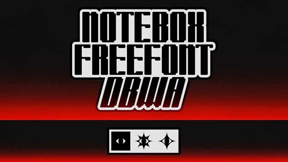 NoteBox Font › Fontesk