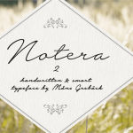 Notera 2 Script Font
