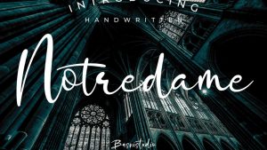 Notredame Font › Fontesk