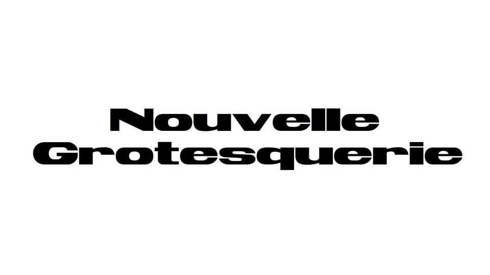 Nouvelle Grotesquerie Font › Fontesk