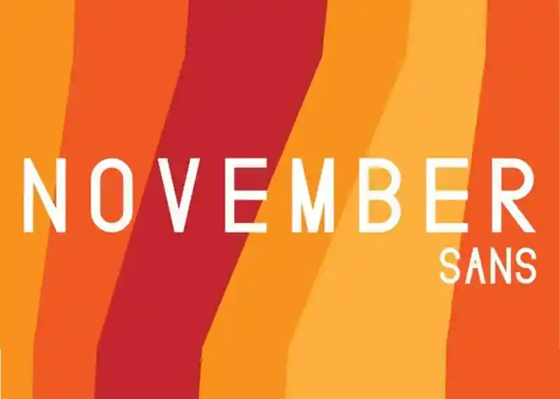 November Sans Serif Font