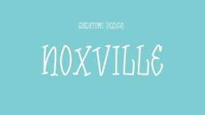 Noxville Font › Fontesk