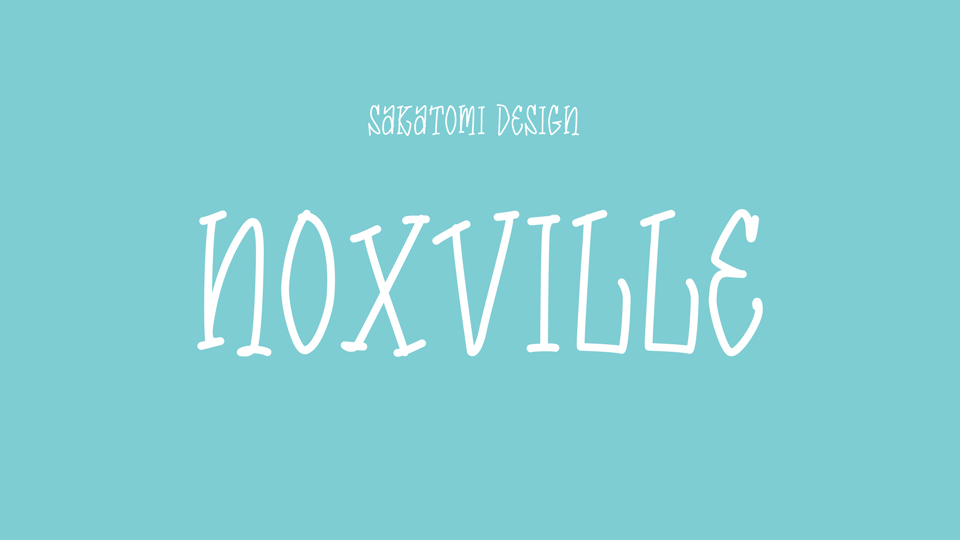 Noxville Font › Fontesk