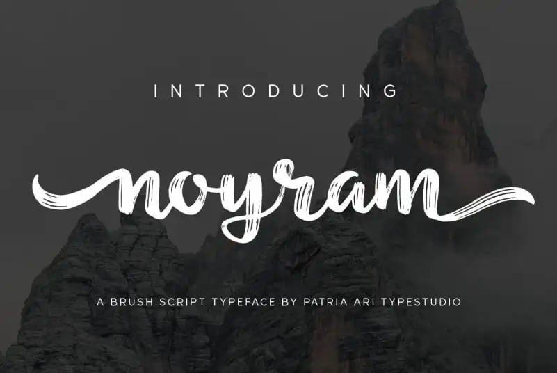 Noyram Script Font
