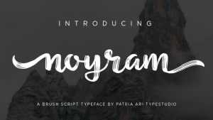 Noyram Script Font › Fontesk