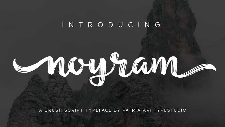 Noyram Script Font › Fontesk