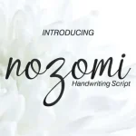 Nozomi Handwriting Script Font