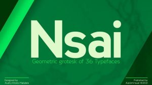 Nsai Font › Fontesk
