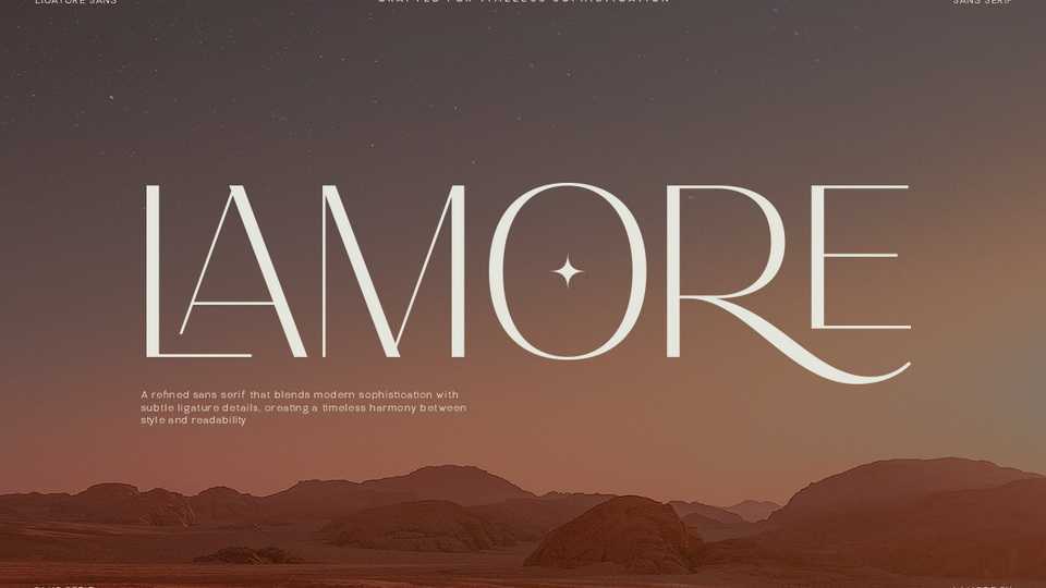 NT Lamore Font › Fontesk