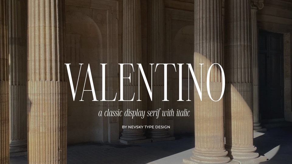 NT Valentino Font › Fontesk