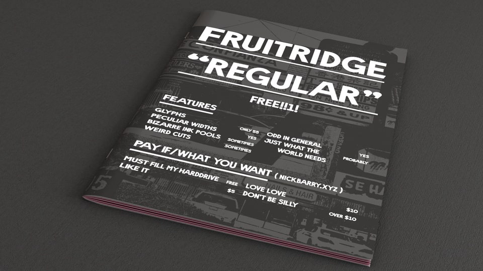 NTF Fruitridge Font › Fontesk