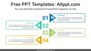 Numbering Line Banner PowerPoint Diagram