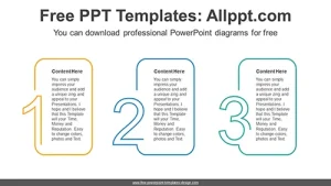 Numbering Line Banner PowerPoint Diagram