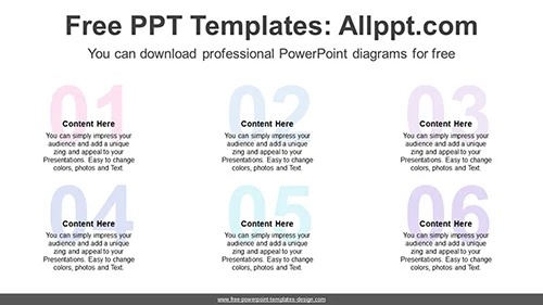 Numbering List Diagram Template