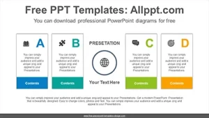 Numbering text box PowerPoint Diagram Template