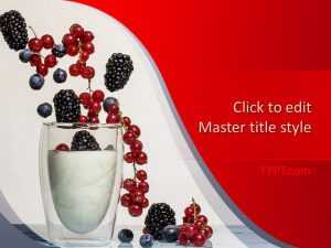 Nutritive Yogurt PowerPoint Template