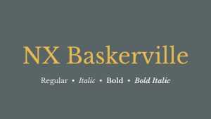 NX Baskerville Font Family › Fontesk