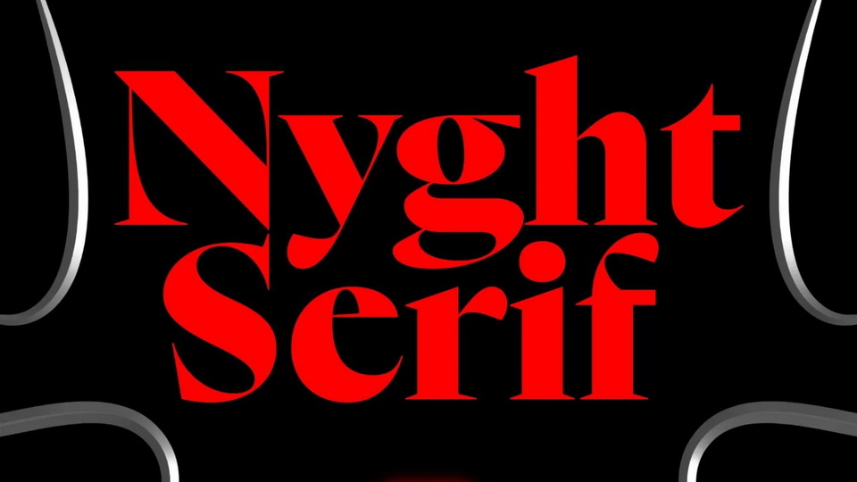 Nyght Serif Font › Fontesk