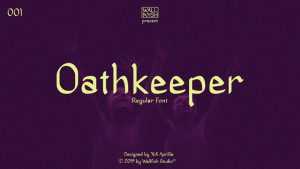 Oathkeeper Font › Fontesk