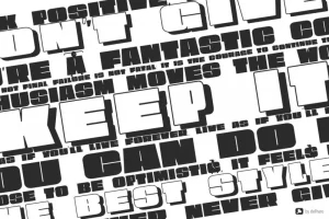 OBESUM CAPS Typeface