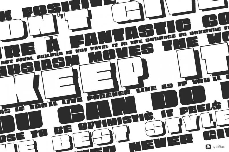 OBESUM CAPS Typeface