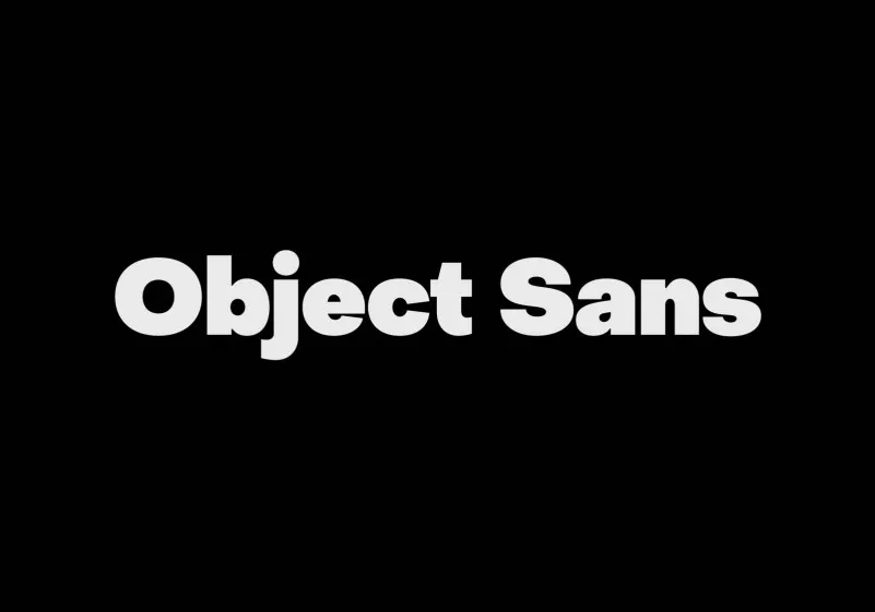 Object Sans Font Family