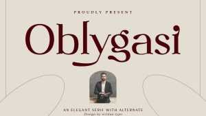 Oblygasi Font › Fontesk