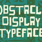 Obstacle Display Font