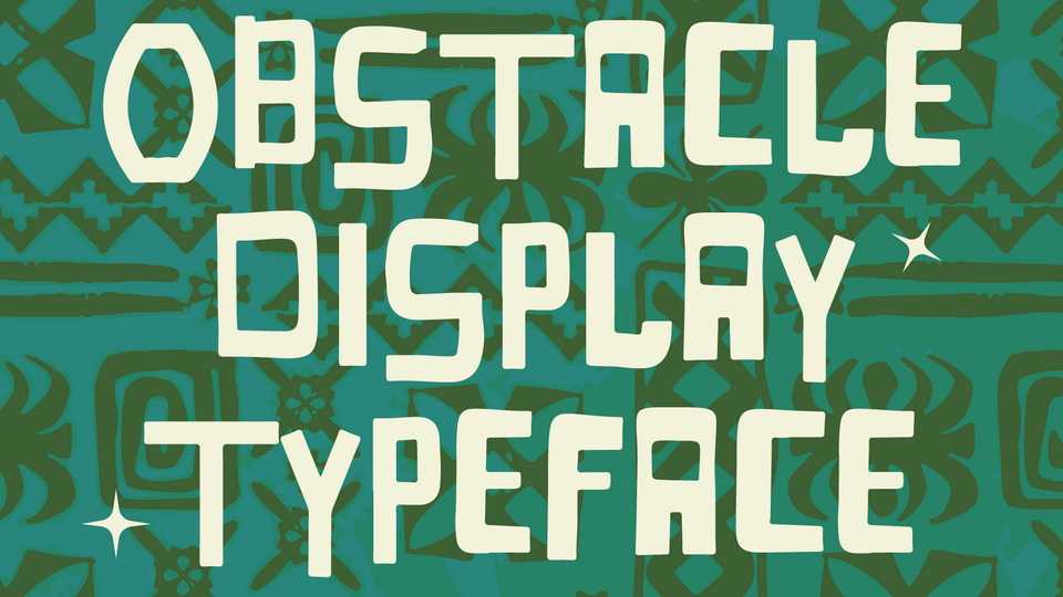 Obstacle Font › Fontesk