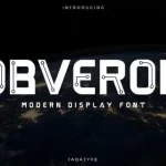 Obveron Display Font