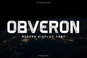 Obveron Display Font