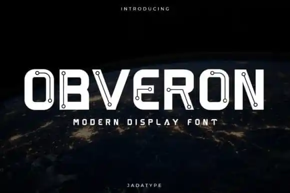 Obveron Display Font