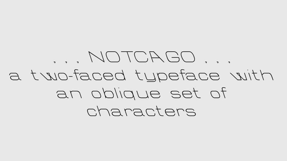 Octagon Notcago Font › Fontesk