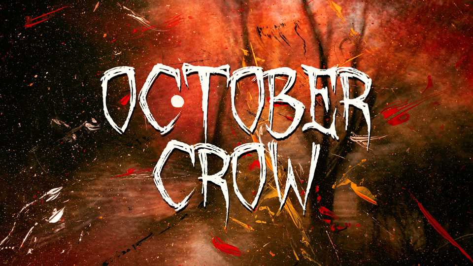 October Crow Font › Fontesk