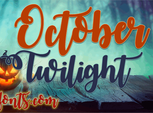 October Twilight Font