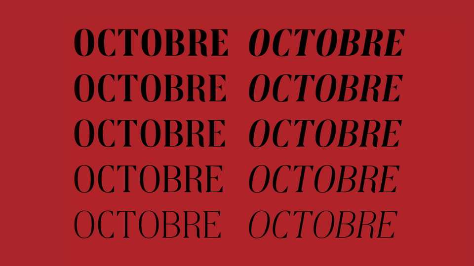 Octobre Font › Fontesk