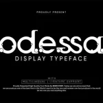 Odessa Display Font - Fonte Grátis Odessa Display Font