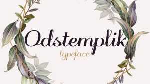 Odstemplik Font Family › Fontesk