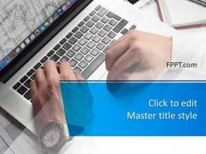Office Computer PowerPoint Template