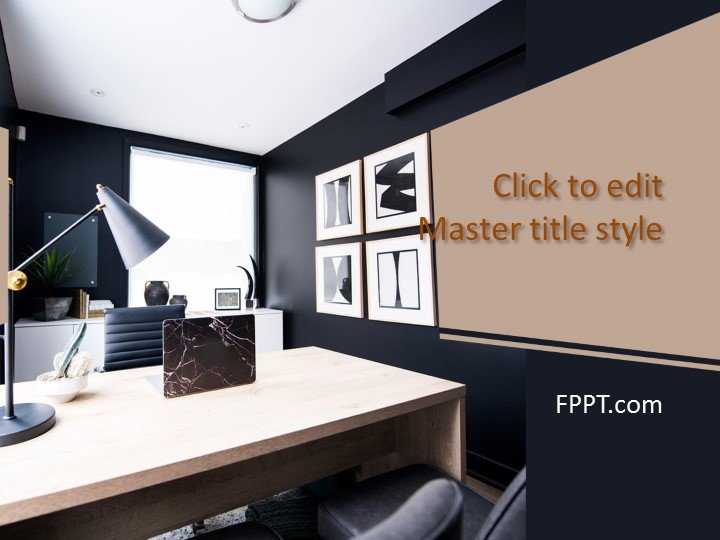 Office Virtual Background PowerPoint Template