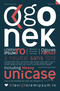 Ogonek Font Family