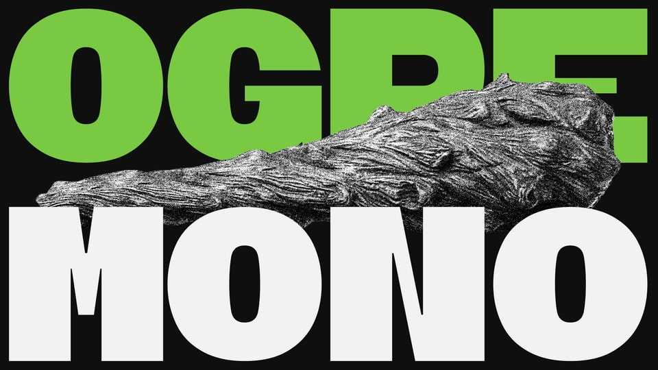 Ogre Mono Grotesk Font › Fontesk