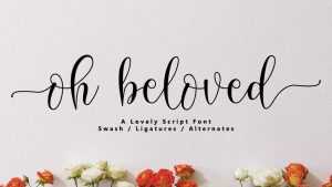 Oh Beloved Script Font › Fontesk