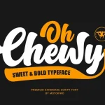 Oh Chewy Bold Script Font