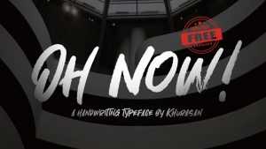 Oh Now! Font › Fontesk