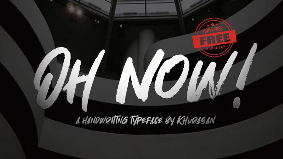 Oh Now! Font › Fontesk