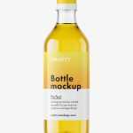 Oil bottle mockup